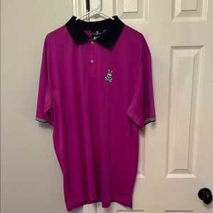 Psycho Bunny Men's Purple Polo Shirt